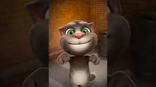 Talking Tom eat milk
