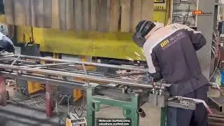 Scaffold Unit Beam Manufacturing - Wellmade - Steel Unit Beams 610mm Deep with End Plates and Spigot