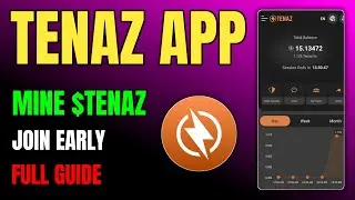 Tenaz Mining App 🔥 Full Guide | Early Benefits & Token Supply 🚀