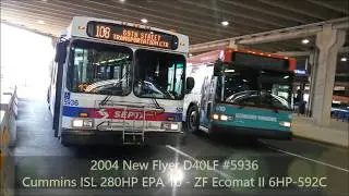 SEPTA Route 108: 2004 New Flyer D40LF #5936 Inbound