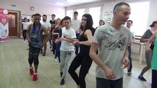 МК сальса с Даниэлем - учим соло))