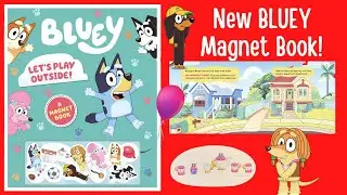 📚 BLUEY | New Magnet Book | Let's Play Outside! ⭐ #SHORTS