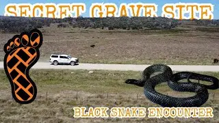 Close encounter with a snake at a secret grave site in the Victorian High Country