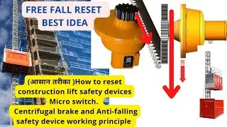 Spartan man material hoist safety devices micro switch how to reset|centrifugal brake|anti-falling.