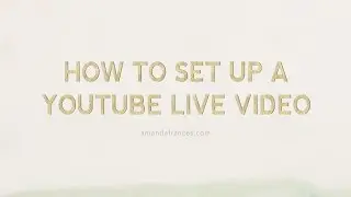 How to Host Webinar through a You Tube Live Event/Google Hangouts | Amanda Frances