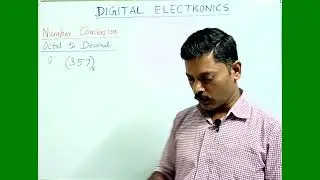 Octal to decimal | Number Systems | Conversion | Introduction | Digital Electronics | Tamil