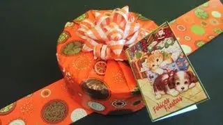 Tutorial: Envoltorio circular con abrefácil. Circular easy-open envelope