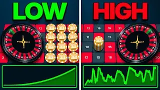 LOW RISK vs HIGH RISK ROULETTE STRATEGIES! (HUGE PROFIT)