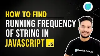 How to find running frequency of string in JavaScript | JavaScript Interview Question