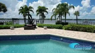Luxury Backyard Escape | East Coast Pools & Spas Drone Tour