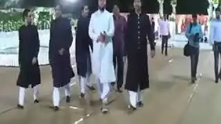 Azharuddin Shakes Hand With Janab Asaduddin Owaisi