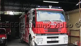 [HD - Pompieri] Uscita Prima Partenza Vigili del Fuoco (APS Iveco Stralis 400+Ford Ranger)