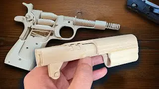 How To Make Wooden Gun Colt 1911 -  Episode 6