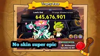 Cookierun Ovenbreak - Trophy Race Land's End Strange Winded Grove 645 M+ (Max 647 M+)