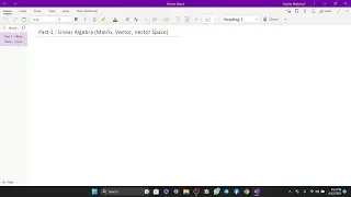 Part 1 || Matrix, Vector, Vector Space, Subspace