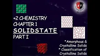 CLASS 12 | CHEMISTRY | SOLID STATE | PART 1