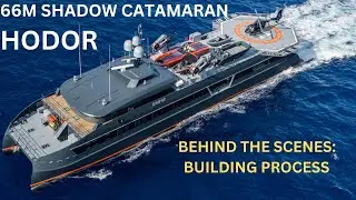 M/Y HODOR, 66m Shadow Catamaran, Fast Forward Building Process