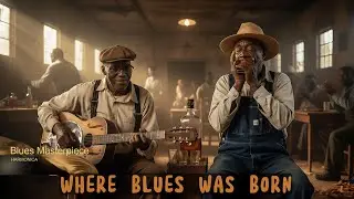 Whisky Night Blues | Soulful Delta Guitar & Harmonica