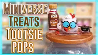 Miniverse Treats series - Tootsie Roll Shake making #miniverse #tootsieroll #mini #miniature 