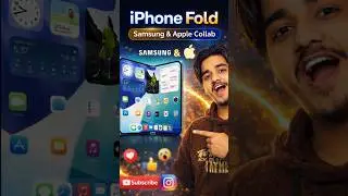 🍎 Apple Fold Phone 🔥 | Apple &times; Samsung Collab | Future Tech | #Shorts #apple #iphone