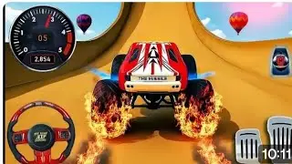 Monster truck stand racing extreme mega ramp driver simulator  Android gameplay