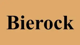 Bierock