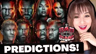 WWE BAD BLOOD 2024 PREDICTIONS!