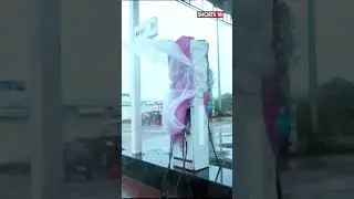 Cyclone Biparjoy News Update | Trees Uprooted, Roofs Blown Off In India's Gujarat | News18 #shorts