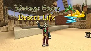Vintage Story Desert Life Ep 277: Roughing In the Temple Halls and Central Dais