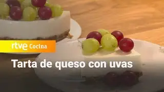 Receta de tarta de queso con uvas - Saber Vivir | RTVE Cocina
