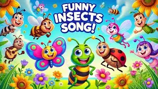 Funny Insects Song 🐜🎶 | Dance & Laugh with Bugs | Kids Songs & Nursery Rhymes