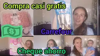 Compra casi GRATIS Carrefour con cheque ahorro. #mamicaballa #carrefour