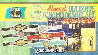 WWE2K | NWA ALMOST ULTIMATE CHAMPIONSHIP SET VOL.1 | CREATION | CatchoMania