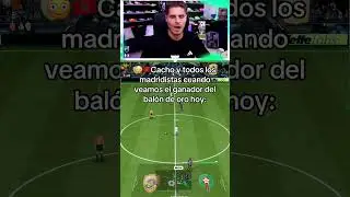 😳🇲🇦Cacho01 viendo el ganador del bal&oacute;n de oro hoy #balondeoro #ballondor #fc26 #cacho01 #humor