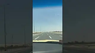 #SaudiArabia to #UAE #AbuDhabi #sharjah #Dubai * #SlowMotion #Video of #160kmph #roadtrip