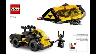 LEGO Icons 10355 - Complete Blacktron Renegade Instructions! (Booklet 1/2, Step-by-Step Guide)