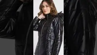 Spykar black Puffer Jacket #fashion #haul #myntra #myntrahaul #sale #womensfashion #viral