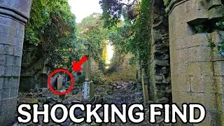 HUMAN REMAINS HIDDEN INSIDE AN ABANDONED ABBEY