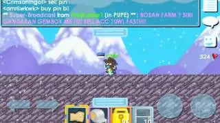 Growtopia: Using Wolf whistle!