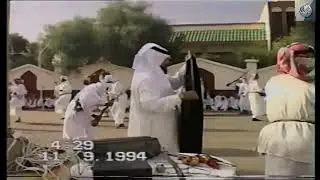 احتفال قبيلة آل دحمان بعودة الشيخ محمد بن عاطف (رحمه الله) من رحلته العلاجية في أمريكا عام ١٤١٥ هـ 