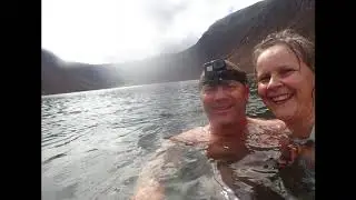 Wild Swimming and Mountain Biking, Glen Einich, Cairngorms