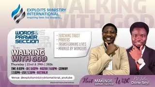 Weekly Prayer Meeting - Themed Walking With God - Luke 5:14