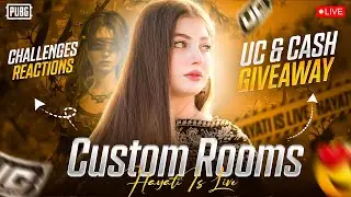 PUBG MOBILE LIVE UC CUSTOM ROOMS |ONLY CHICKEN ROOMS PUBG MOBILE #live #ucgiveaway #bgmi