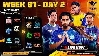 FFPL IV GROUP STAGE - Day 2 - B vs C | Free Fire Pakistan League