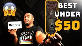 Best YouTube and Podcast Microphone under $40 Dollars?! FIFINE K669B USB Unboxing and Review (2021)