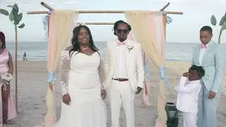 Shaunta and Ryland Florida Beach wedding video