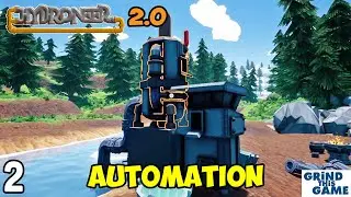 Setting Up a Forged Iron Drill, Harvester and Furnace In Hydroneer 2.0