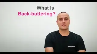 What is back-buttering on tiles?