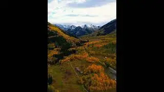 Drone Flyover of Ashcroft Ghost Town. #aspen #aspenco #fall #fallfoliage #autumn