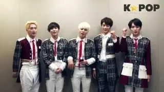 Greetings from SHINee for official K-POP on YouTube channel